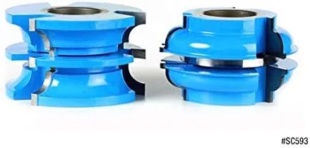 Miniatura 5 de Amana Tool - SC592 2 piezas de carburo con punta de 3 alas y perfil de riel puerta exterior 2-7/8 diámetro