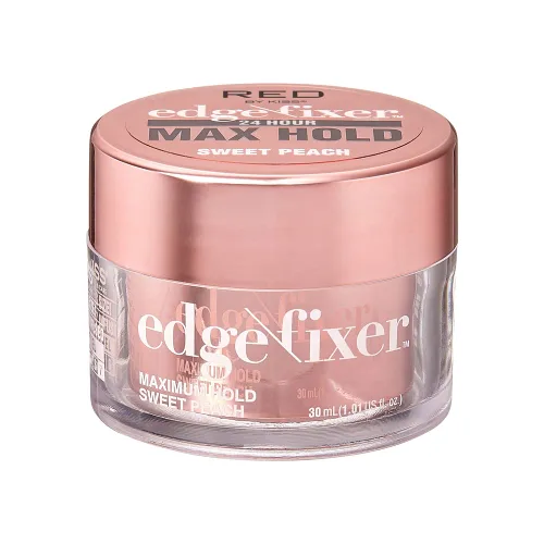 Miniatura 8 de Red by Kiss Edge Fixer 24 Hour Maximum Hold Edge Wax No Flaking Biotina B7 Gel para el cabello con infusión de biotina B7, 1.01 onzas líquidas