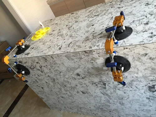 Miniatura 8 de Ajustador de costuras de encimera de 90 grados en ángulo recto con ventosa de 6 pulgadas para unión y nivelación de costuras/encimera profesional