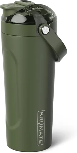 Miniatura 24 de BrüMate MultiShaker Botella Mezcladora Agitadora 100% A Prueba de Fugas Aislada de Acero Inoxidable Botella Agitadora de Proteínas y Pre Azul