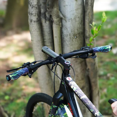 Miniatura 7 de Chooee Agarres ergonómicos para bicicleta de montaña, agarres de silicona para manillar de bicicleta MTB/BMX.