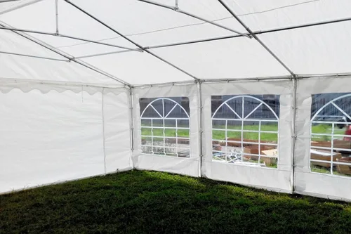 Miniatura 5 de AMERICAN PHOENIX Carpa para Fiestas 20x20 pies Toldo de Servicio Pesado Refugio para Bodas Eventos Ferias con Techo Ignífugo con Paredes Laterales