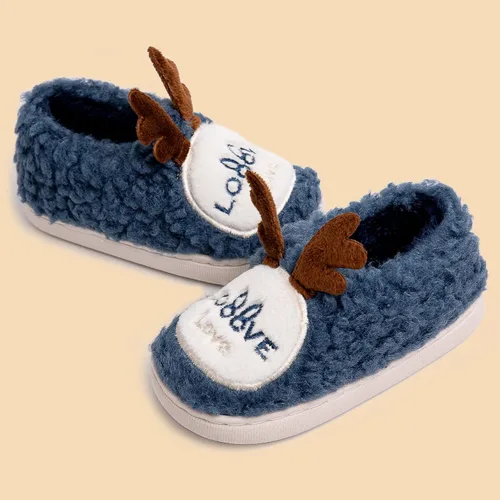 Miniatura 5 de Pantuflas de peluche de suela antideslizante ideales para el invierno, disponibles en diferentes colores y modelos de animalitos, para niños y niñas