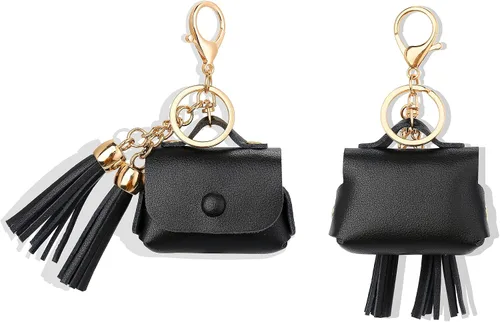 Miniatura 10 de MODOS LOGICOS Funda De Carga De Cuero Genuino Para Apple AirPods Pro - Beige Con Borlas