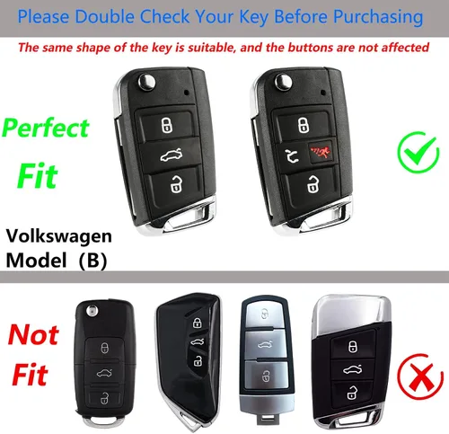 Miniatura 11 de Funda para llavero BMW con llavero, fibra de carbono real, protección de aleación de zinc, compatible con BMW 1 3 4 5 6 7 Series X1 X3 X4 M5 M6 GT3