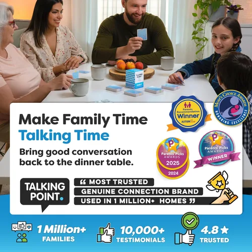 Miniatura 6 de 200 tarjetas de conversación familiar – Deja los teléfonos y conecta con la familia – Conocerse mejor con charlas significativas – Deja que