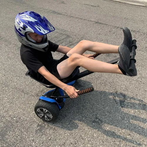 Miniatura 7 de 2 correas ajustables de fijación para asiento de aeropatineta y 2 ganchos protectores de correa para accesorios de kart auto equilibrio