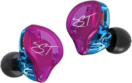 Kinboofi KZ ZST - Auriculares intrauditivos, híbridos de doble conductor con equilibrio de color, auriculares HiFi Bass Auriculares intrauditivos