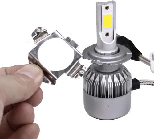 Miniatura 7 de GZXY - H7 adaptador de focos delanteros LED para Mercedes-Benz C300 C350 Sport CLS Ford Edge, instalación rápida