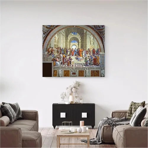Miniatura 396 de A&T ARTWORK Campo de trigo con cipreses de Van Gogh Las reproducciones de arte clásico mundial, impresiones en lienzo giclée para decoración