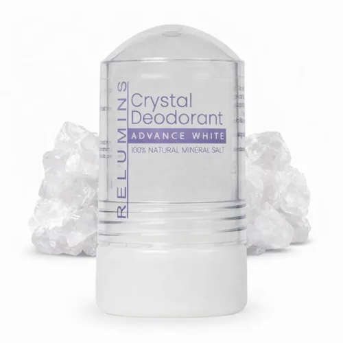 Miniatura 12 de Relumins Desodorante de cristal, sal mineral totalmente natural, sin manchas, no irritante, desodorante sin aluminio con protección contra olores