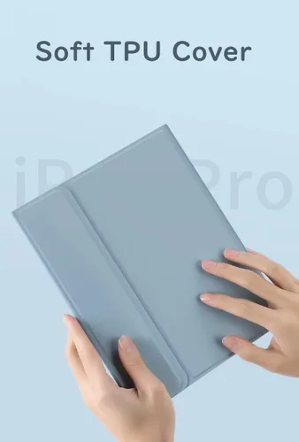 Miniatura 6 de Funda de teclado para iPad Air de 11 pulgadas (M3/M2)/iPad Air de 5ª y 4ª generación de 10.9 pulgadas con panel táctil, teclado desmontable de Azul