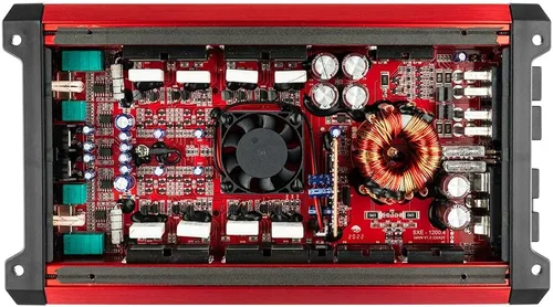 Miniatura 8 de DS18 SXE-1200.4/RD Amplificador de coche estéreo de rango completo clase A/B 4 canales 60x4 RMS @4 OHM 1200 vatios - Amplificador potente y compacto