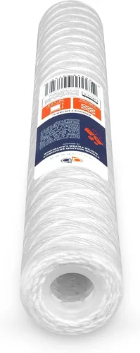 Miniatura 7 de Aquaboon Cartucho de repuesto de filtro de agua para heridas de cadena de 5 micrones, 20 x 2.5 para toda la casa, para filtración de agua de pozo