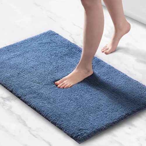 Miniatura 25 de Madison Park Marshmallow - Alfombra de baño antideslizante, de felpa lujosa, absorbente, de secado rápido, diseño de spa, decoración de baño, 20 x