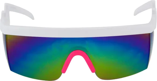 Miniatura 2 de Flawless Eyewear - Gafas de seguridad parcialmente sin marco estilo retro mica con reflejo de arco iris gafas de sol patas en zigzag