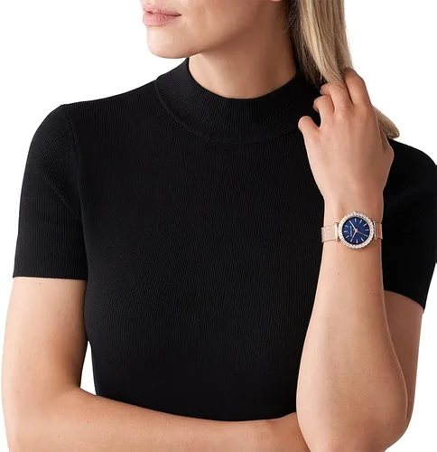 Miniatura 5 de Michael Kors Darci Reloj de tres manecillas con detalles brillantes 1299in
