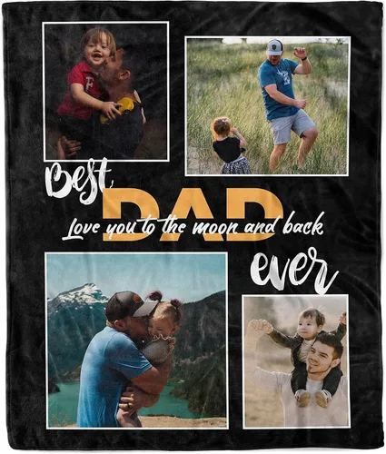 Miniatura 25 de Manta de collage de fotos personalizada, manta de boda. Manta de forro polar suave, manta de fotos personalizada. Regalo para bodas, Navidad, Manta