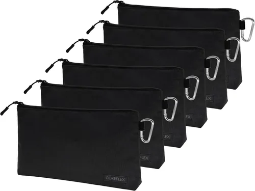 COREFLEX Bolsa de herramientas de alta calidad con cremallera, bolsa de herramientas pequeña, bolsa de almacenamiento multiusos, bolsa de