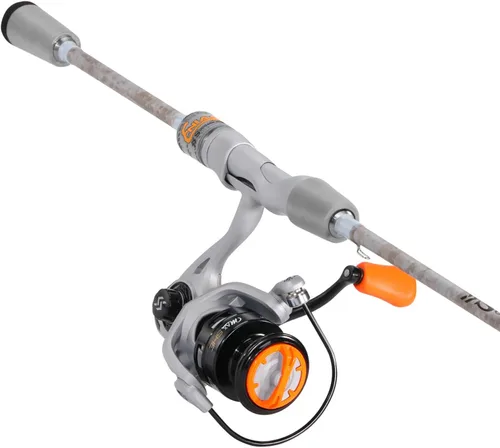 Miniatura 3 de Combos de caña de pescar giratoria y carrete Sougaiyang con manillas vacías de grafito de 2 piezas para pesca de bass Girando con carrete 2000