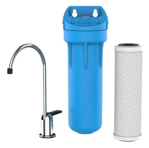 Miniatura 5 de Pentair OMNIFilter CBF3 Sistema de filtración de agua, sistema de filtro de una etapa premium de 10 pulgadas, certificado NSF para reducir