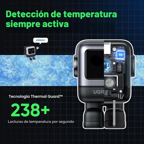 Miniatura 8 de UGREEN Uno - Bloque de cargador USB C de 30 W, cargador rápido compacto robot GaN para iPhone 17, regalos para mujeres y hombres, compatible