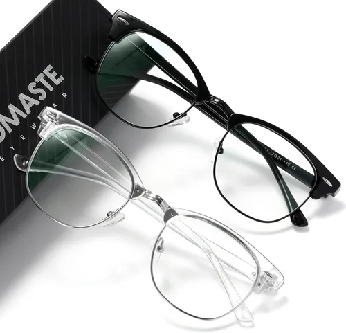 Miniatura 11 de Gafas de Luz Azul para Mujer/Hombre Gafas de Computadora de Luz Azul para Mujeres/Hombres A04-cristal marco plateado
