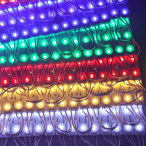 Miniatura 6 de 200pcs 3 LED Sign Storefront Lights Module Red Super Bright 5630 5730 SMD Impermeable para Letreros de Carta Publicidad Señales con Cinta Adhesiva