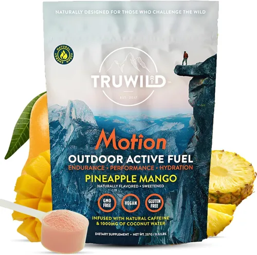 Miniatura 7 de TruWild Motion - Paquete de 3 polvos veganos naturales a base de plantas para hombres y mujeres, suplemento de energía limpia con electrolitos