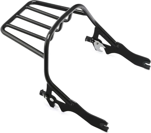 TCT-MOTORPARTS Portaequipajes vertical negro de cinco barras para Harley Softail Fat Bob FXFB 107/FXFBS 114 2018-2023