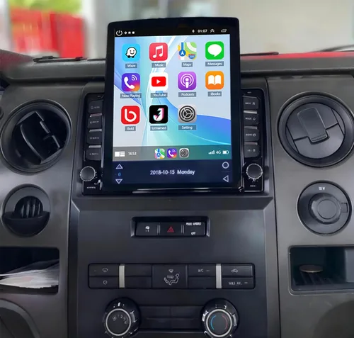 Android 13 Estéreo de coche para Ford F150 2009 2010 2011 2012 2013 2014, 9.7 pulgadas pantalla táctil radio coche con Carplay/Android Auto SWC