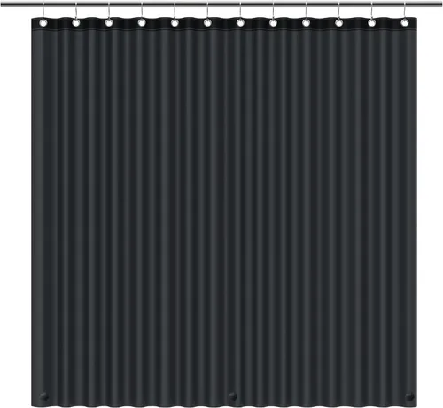 Miniatura 22 de EHZNZIE Forro de cortina de ducha de PEVA ligero, forro de ducha de 72 x 72 pulgadas, impermeable, sin olor químico con 12 ojales de metal a prueba