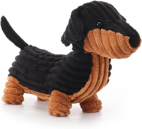 Miniatura 6 de Apricot Lamb Henry Dachshund - Animales de peluche para niños, suaves y lindos juguetes de peluche para bebé niña y niño, 10.6 pulgadas