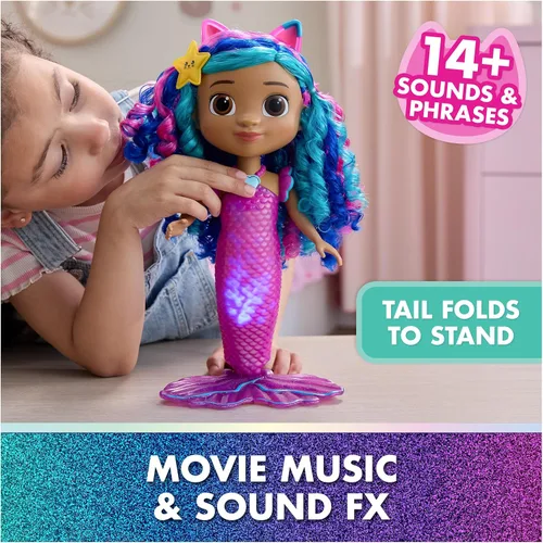 Miniatura 3 de Muñeca de sirena de Gabby's Dollhouse Movie con diseño de sirena, multicolor, 6074338
