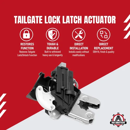 Miniatura 2 de AA Ignition - Actuador de pestillo de bloqueo de tapa de maletero trasero - Compatible con Audi, VW - A4, A5, A6, RS4, RS5, S4, S5, S8, A8 Quattro