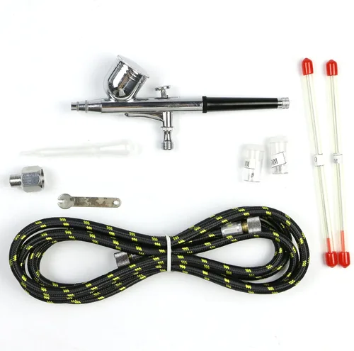 Miniatura 4 de BUYTER Kit de aerógrafo de alimentación por gravedad de doble acción de precisión de 130K 0.2, 0.3 y 0.020 in con manguera de aerógrafo de 6 pies