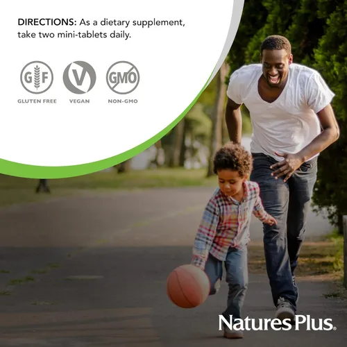 Miniatura 5 de NaturesPlus Hema-Plex Iron - 60 mini-pestañas de liberación lenta - 85 mg de hierro quelado - Salud total de la sangre - con vitamina C