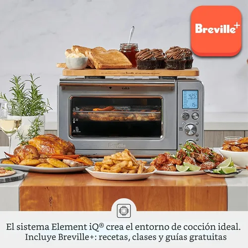 Miniatura 2 de Breville BOV860BST Horno inteligente, Freidora de aire y horno de convección, acero inoxidable negro