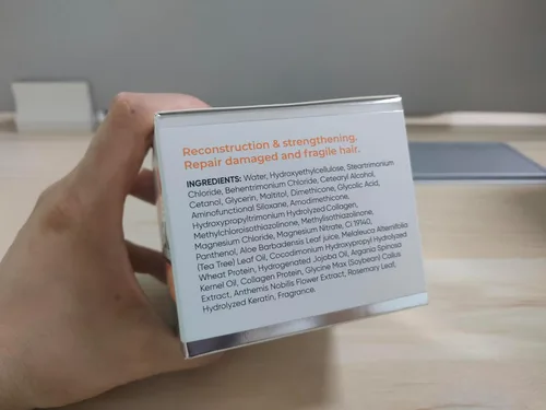Miniatura 7 de Mascarilla de queratina para el cabello - Acondicionador profundo hidratante libre de sulfato para cabello seco, dañado y con puntas abiertas