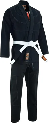 Miniatura 4 de Submission Fighters Interior Sublimado Pro Brazilian Jiu Jitsu BJJ Kimono Gi Uniforme Unisex Cinturón incluido