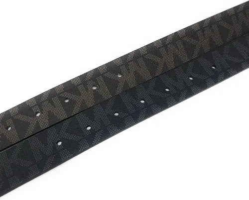 Miniatura 6 de Michael Kors Womens Rectangle Buckle Reversible Mk Logo Belt