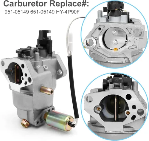 Miniatura 4 de SYOWADA 951-05149 Repuesto de carburador para Craftsman LT1500 R1000 RER1000 T1000 R1200, 651-05149 Reemplazo de carburador para Cadet 4P90JUC