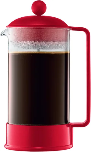 Miniatura 5 de Bodum Brazil 3 tazas de 12 onzas, cafetera eléctrica prensa francés, color negro, Negro