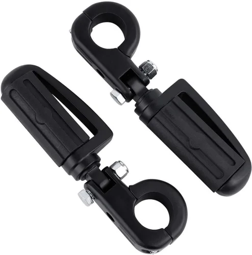 Miniatura 27 de Green-L Estriberas universales para motocicleta de 1 1/4 pulgadas con abrazadera P para Harley Sportster Softail Dyna Touring Road King Street Glide