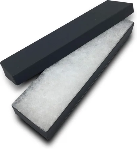 Miniatura 21 de TheDisplayGuys - Paquete de 25 cajas de cartón rellenas de algodón #10 para joyas, color negro mate (1.9 x 1.3 x 0.7 pulgadas), para envío