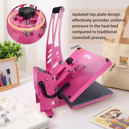 Miniatura 5 de CoolSub, máquina de prensa de calor de 15 x 15 pulgadas con deslizamiento, máquina de transferencia de calor digital industrial para sublimación