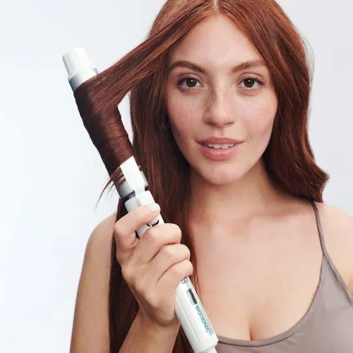 Miniatura 7 de BIO Ionic StyleWinder Professional Rotating Curling Iron - Ceramic Curling Iron, 1 Hour Automatic Shut-Off, 440 °F Temperature Control Curling Wand