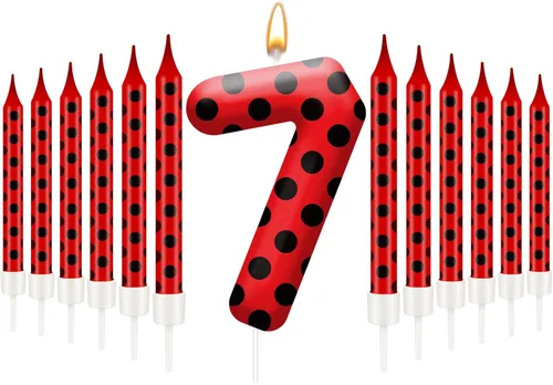 Miniatura 69 de 13 piezas de velas temáticas de coches de carreras para cumpleaños en negro y blanco con número de carrera 1 a cuadros, velas para tarta de coche