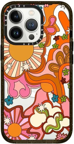 Miniatura 476 de Funda Impact de CASETiFY para iPhone 13 Pro Max con Magsafe - Estuche Claro Cuento de Invierno - Claro Negro Estuche transparente Winter Tale