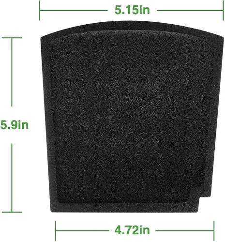 Miniatura 2 de 04234G Filtros de carbono de repuesto de aire compatibles con Hamilton Beach Pet TrueAir purificador eliminadores de olores modelo 04384, 04386